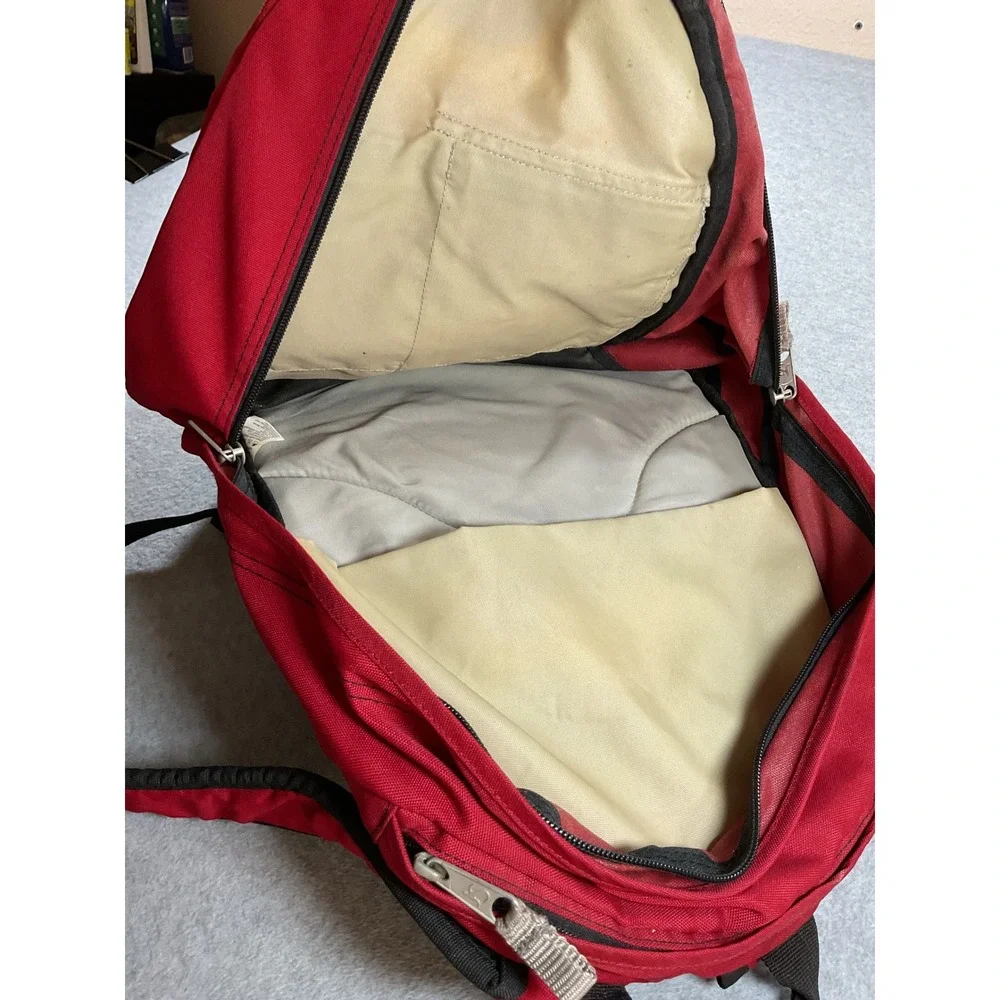 JanSport Red and Black Classic Backpack School Travel Daypack Bag